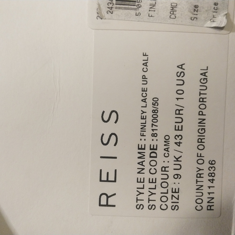 Reiss FINLEY lace up calf sneakers - Picture 9 of 10
